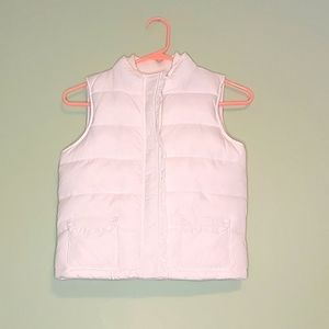 Girls (M) Crazy 8 White Puffer Vest